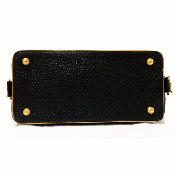 Vintage Dolce & Gabbana Black Embroidered Shoulder Bag - Picture 8 of 12